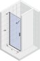 Riho Novik Z101 Univerzális zuhanyajtó 90x200 átlátszó üveg, króm profil GZ1090000