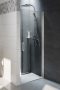 Riho Novik Z101 Univerzális zuhanyajtó 100x200 átlátszó üveg, króm profil GZ1100000