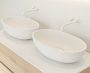 Riho Escala Solid Surface mosdótál 55x32 matt fehér W030001105