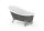 Roca Carmen szabadon álló öntöttvas fürdőkád 160X80 cm, fehér/szürke A234250000