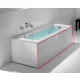 Roca előlap 170x56 cm Tazia és Nolah akril kádakhoz, fehér A259923000