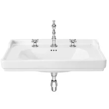   Roca Carmen fali porcelán mosdó 80x50 cm, 3 csaplyukkal, fehér A3270A0003