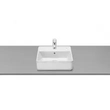   Roca The Gap Square pultra ültethető mosdó 42x39 túlfolyóval A3270MM000