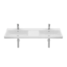   Roca The Gap falra szerelhető dupla mosdó 140x46 cm, fehér A3270MU000