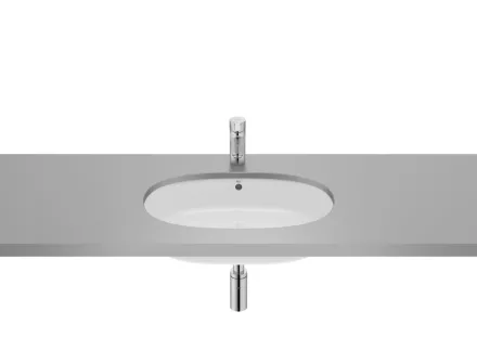 Roca The Gap Pult alá építhető porcelán mosdó 60x40 cm, fehér A3270YC000