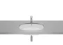 Roca The Gap Pult alá építhető porcelán mosdó 60x40 cm, fehér A3270YC000