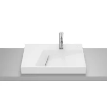   Roca Horizon pultra építhető kerámia mosdó 60x42 cm túlfolyó nélkül, fehér A32727600B