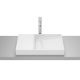 Roca Horizon pultra ültethető kerámia mosdó 60x38 cm túlfolyó nélkül, fehér A32727900B