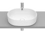 Roca Inpira Round pultra ültethető FineCeramic mosdótál 50x37 cm, Matt fehér A327520620