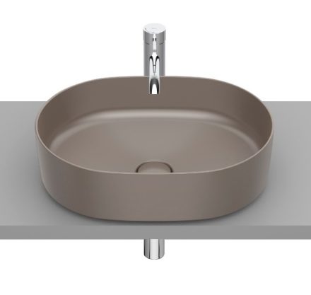 Roca Inspira Round pultra ültethető Fineceramic mosdótál 50x37 Kávé színű A327520660