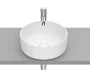 Roca Inspira Round FineCeramic mosdótál R37x14, matt fehér A327523620