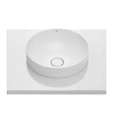   Roca Inspira Round pultba építhető FineCeramic mosdó R37x16 cm, fehér A32752R000