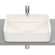   Roca Inspira Square pultra ültethető FineCeramic mosdó 50x37 cm, Bézs színű A327530650