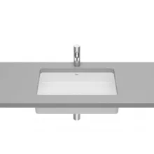   Roca Inspira Square mosdópult alá építhető FineCeramic mosdó 60,5x39 cm, fehér A327535000