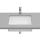 Roca Inspira Square mosdópult alá építhető FineCeramic mosdó 49,5x39 cm, fehér A327536000