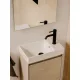 Roca Ona FineCeramic kompakt jobbos kézmosó 45x26 cm, fehér A327681000