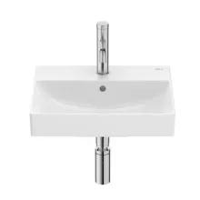   Roca Ona FineCeramic kompakt mosdó 45x36 cm csaplyukkal és túlfolyóval, fehér A327682000