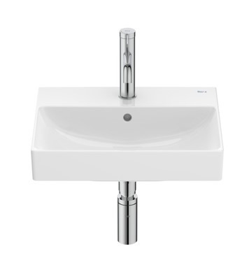 Roca Ona FineCeramic kompakt mosdó 45x36 cm csaplyukkal és túlfolyóval, fehér A327682000