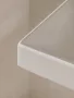 Roca Ona FineCeramic kompakt mosdó 45x36 cm, csaplyukkal és túlfolyóval, matt fehér A327682620