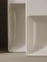 Roca Ona FineCeramic mosdó 55x46 cm, csaplyukkal és túlfolyóval, matt fehér A327685620