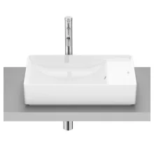   Roca Ona FineCeramic balos mosdó 55x34,5 cm pakolófelülettel, fehér A32768C000