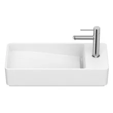   Roca Tura kompakt porcelán kézmosó 55x27,5 cm, jobbos / matt fehér A327692620