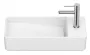 Roca Tura kompakt porcelán kézmosó 55x27,5 cm, jobbos / matt fehér A327692620