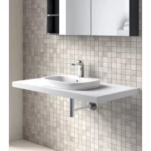  Roca Debba Square pultba építhető mosdó 50x41 cm A32799M000