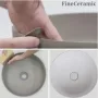 Roca Ohtake FineCeramic pultra ültethető mosdó 54x37,5 cm csaplyuk nélkül fehér A327A13000