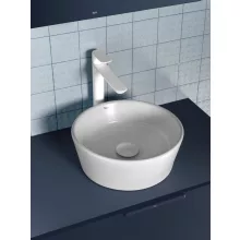   Roca Optica pultra ültethető ívelt kerámia mosdó 35 cm, fehér A327B15000