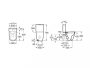 Roca Ona oldalsó bekötésú monoblokkos WC tartály, fehér A341680000