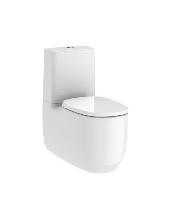 Roca Beyond falra tolható Rimless monoblokkos WC csésze Fehér A3420B9000