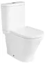 Roca The Gap Round perem nélküli kompakt monoblokk WC csésze A3420N7000
