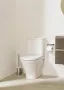 Roca The Gap kerámia monoblokk WC csésze öblítőperem nélkül, fehér A3420NJ000