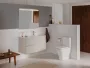 Roca The Gap Square kerámia monoblokk WC csésze, fehér A3421AC000