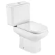 Roca Dama Retro monoblokkos WC csésze hátsó kifolyással, fehér A342320001