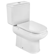   Roca Dama Retro monoblokkos WC csésze alsó kifolyással,  fehér A342321001