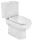Roca Dama Retro monoblokkos WC csésze alsó kifolyással,  fehér A342321001