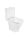 Roca The Gap perem nélküli monoblokkos WC csésze, fehér A342479000