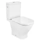 Roca The Gap perem nélküli monoblokkos WC csésze, fehér A342479000