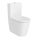Roca Inspira Round falra tolható Rimless WC csésze 64,5x37,5 cm vario kifolyással, matt fehér A342526620