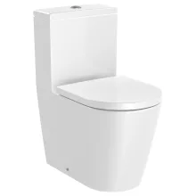   Roca Inspira Round Rimless falra tolható kompakt WC csésze 60x37,5 cm Fehér A342529000