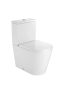 Roca Inspira Round Rimless falra tolható kompakt WC csésze 60x37,5 cm Fehér A342529000