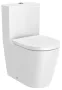 Roca Inspira Round Rimless falra tolható kompakt WC csésze 60x37,5 cm Fehér A342529000
