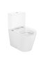 Roca Inspira Round Rimless falra tolható kompakt WC csésze 60x37,5 cm Fehér A342529000