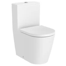   Roca Inspira Round Rimless falra tolható kompakt WC csésze 60x37,5 cm Matt Fehér A342529620