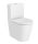 Roca Inspira Rimless falra tolható kompakt WC csésze 60x37,5 cm Matt Fehér A342529620