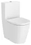 Roca Inspira Round Rimless falra tolható kompakt WC csésze 60x37,5 cm Matt Fehér A342529620