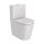 Roca Inspira Rimless falra tolható kompakt WC csésze 60x37,5 cm Gyöngy szín A342529630