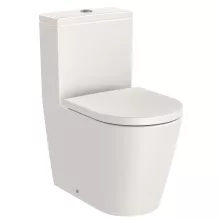   Roca Inspira Round Rimless falra tolható kompakt WC csésze 60x37,5 cm Bézs A342529650